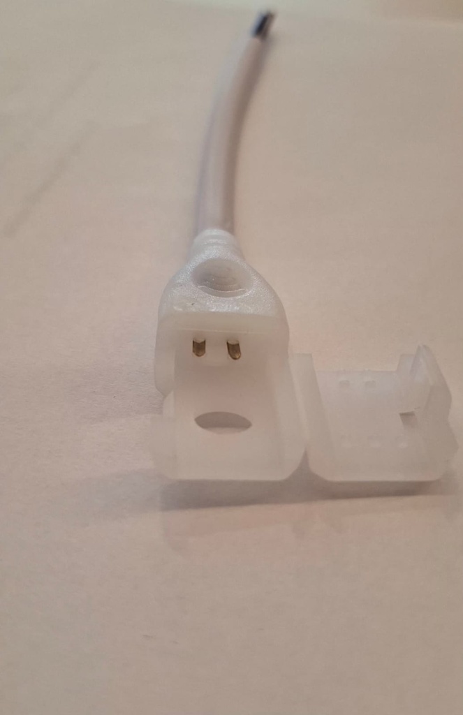 ALINS CONECTOR ALIMENTACION P/NEON 6MM BLANCO