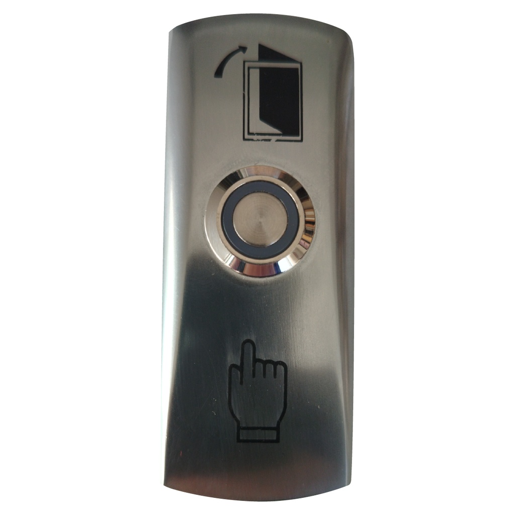 ALINS BOTON DE EXIT METALICO SOBREPONER NO/COM