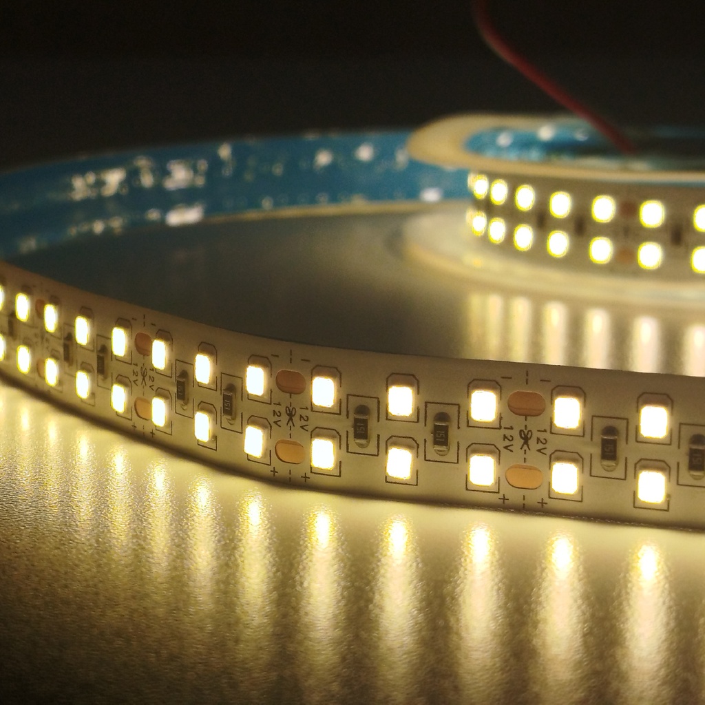 ALINS TIRA LED 12v-2835-240 LEDS 15MM-IP20 5M/ ROLLO DE 5 METROS BLANCO CALIDO