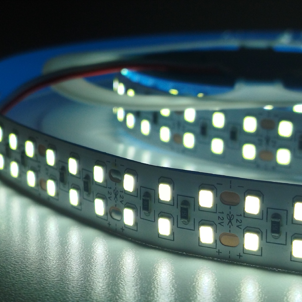 ALINS TIRA LED 12v-2835-240 LEDS 15MM-IP20 5M/ ROLLO DE 5 METROS BLANCO FRIO