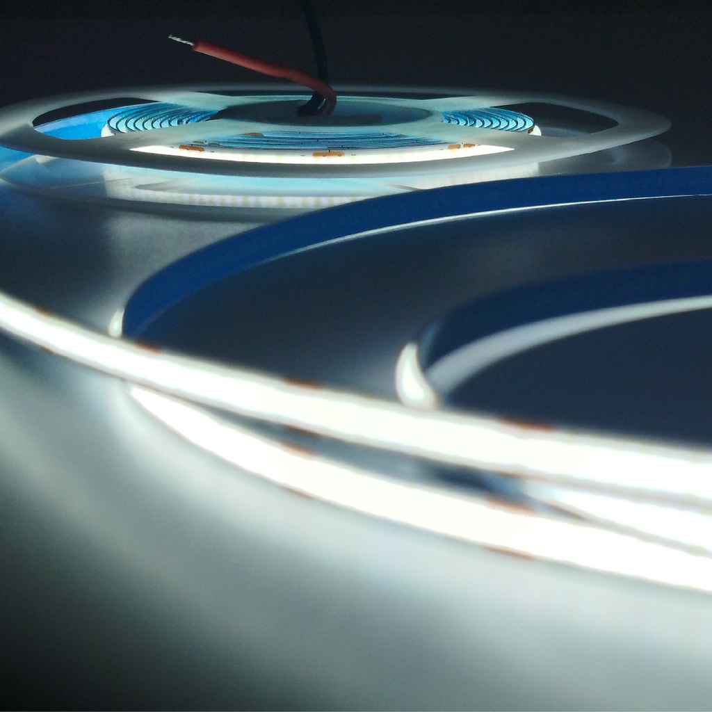 ALINS TIRA LED COB 12V-5MM-480LEDS/M  IP20 ROLLO 5 METROS BLANCO FRIO