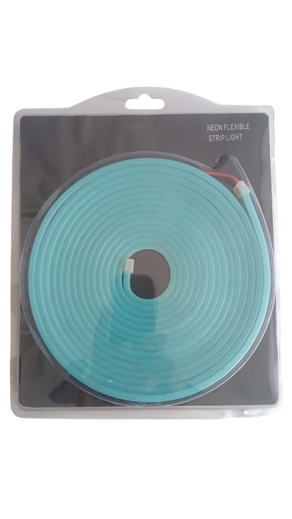 ALINS TIRA NEON 12V 6x12MM ROLLO DE 5 METROS AZUL FRIO