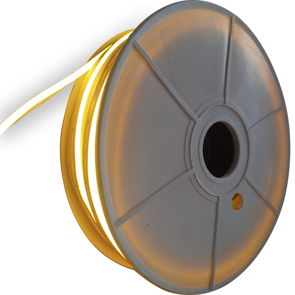 ALINS TIRA NEON 24V 6x12MM ROLLO DE 50 METROS BANCO CALIDO