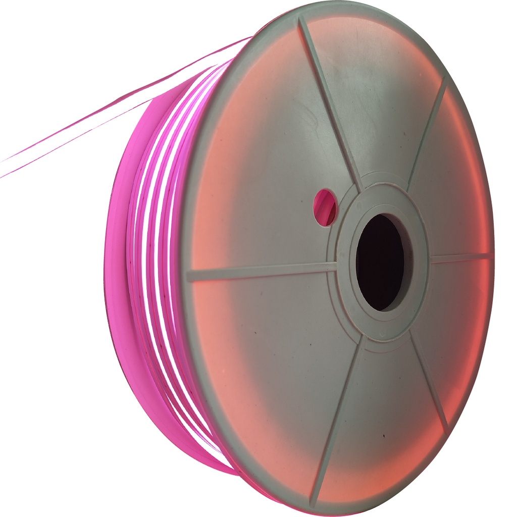 ALINS TIRA NEON 24V 6x12MM ROLLO DE 50 METROS MORADO