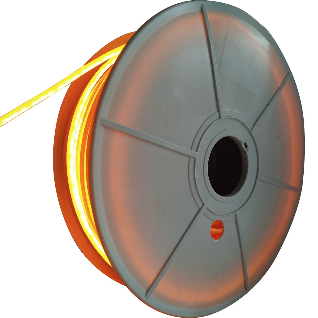 ALINS TIRA NEON 24V 6x12MM ROLLO DE 50 METROS NARANJA