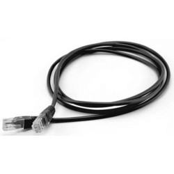 AMP PATCH CORD CAT.5 NEGRO 2.4M
