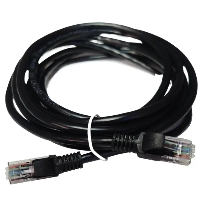 AMP PATCH CORD CAT.6 NEGRO 0.6M