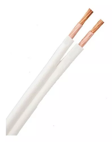 AYAN CABLE BIPOLAR PARALELO DE 2X1MM X METRO BLANCO