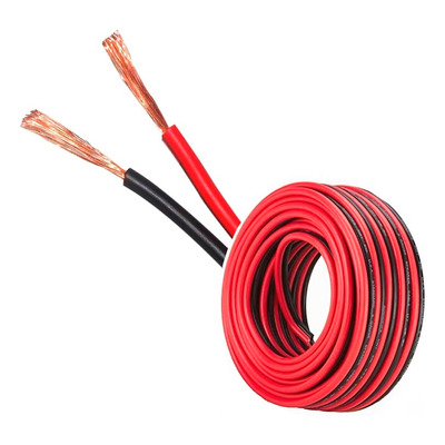 AYAN CABLE PARALELO 2X1 MM ROJO Y NEGRO X METRO