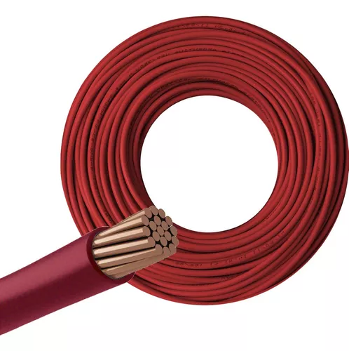 AYAN CABLE UNIPOLAR DE 10 MM X METRO ROJO