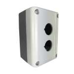 CHINT CAJA VACIA GRIS NPH-20 - 2ORIFICIOS 22MM IP65