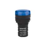 CHINT OJO DE BUEY 22 MM COLOR AZUL LED RES 24V CORTO