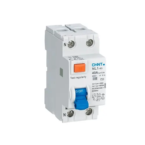 CHINT DIFERENCIAL TETRAPOLAR SUPERINMUNIZADO 40A - 30MA - CLASE A - 6KA