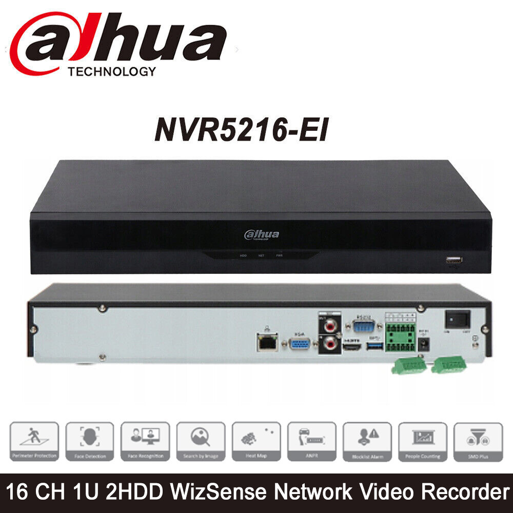 DAHUA NVR 5216-EI 16 CANALES 2 DISCO SATAS