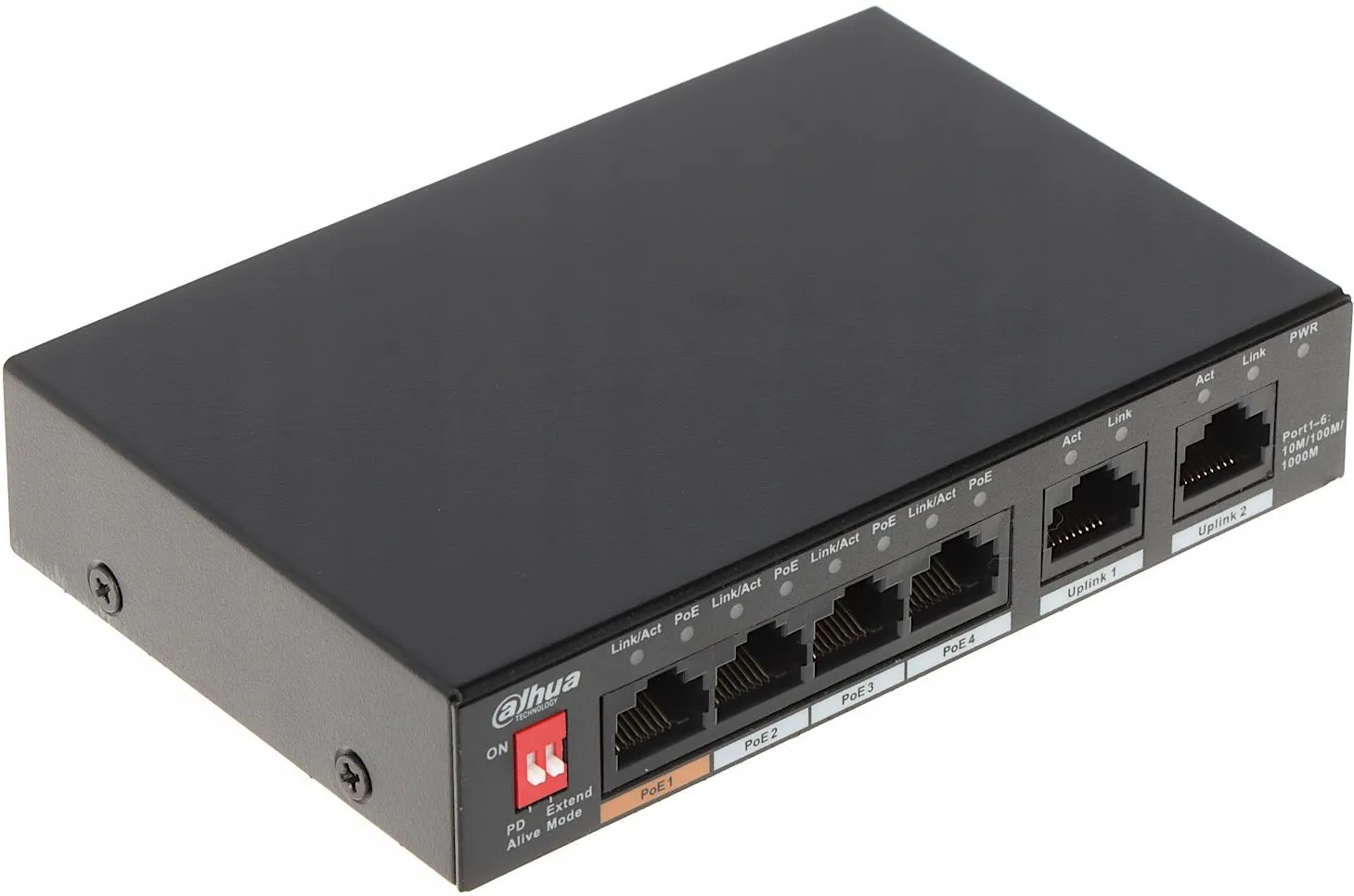 DAHUA SWITCH POE DE 4 PUERTOS PFS3006-4ET-60-V2