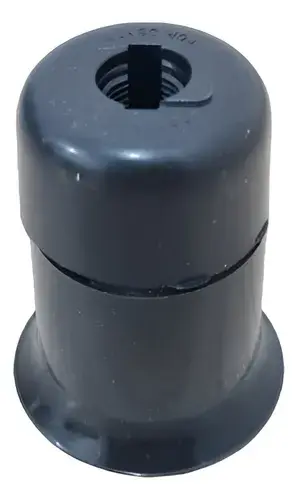 DAVIPLAST PORTALAMPARA E27 BLANCO/NEGRO