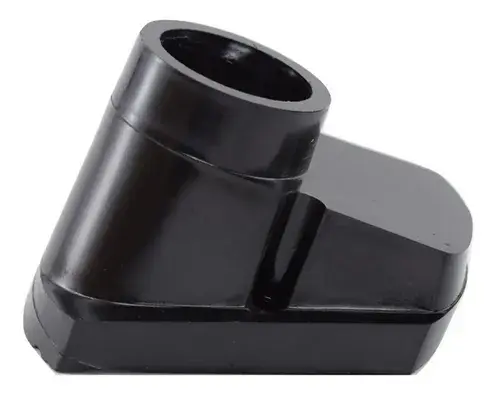 DAVIPLAST RECEPTACULO CURVO E27 NEGRO