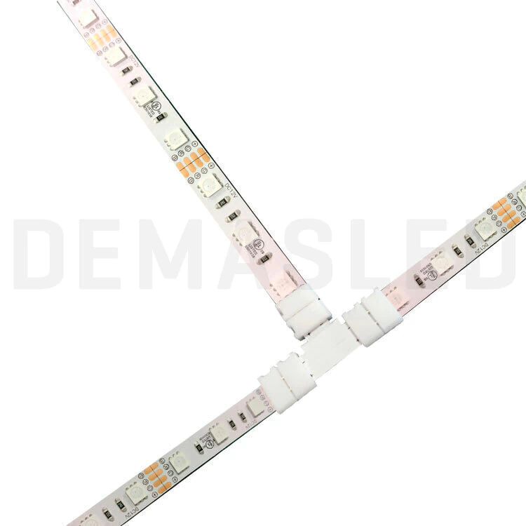 DEMASLED CONECTOR T DE 4 POLOS PARA TIRAS LED MD5050-SMD5060 RGB
