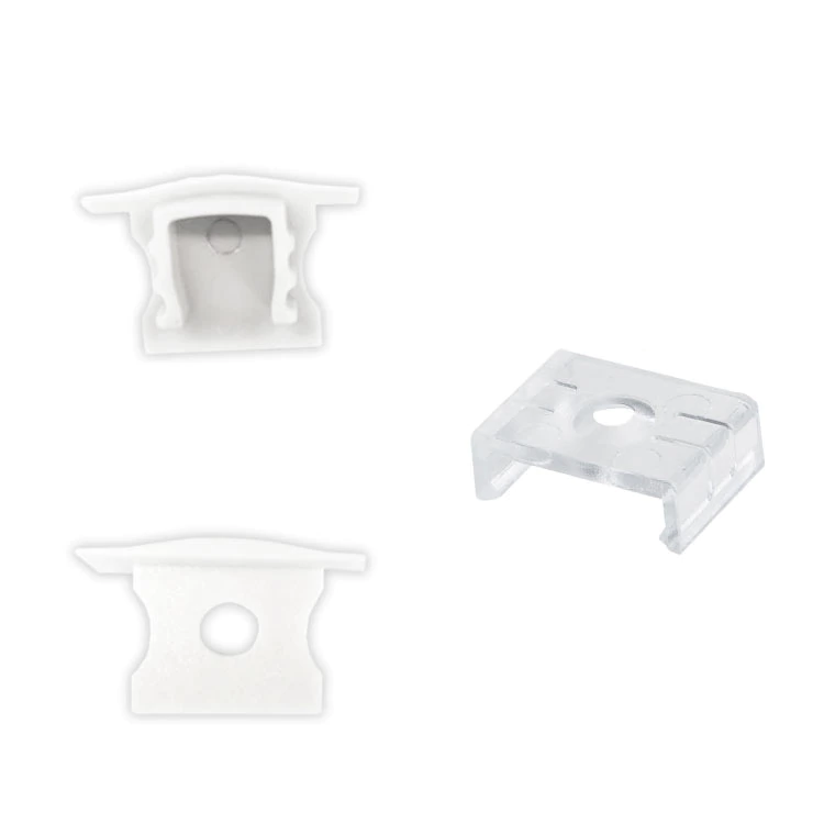 DEMASLED KIT DE 2 TAPAS Y 2 CLIPS PARA PERFIL DE ALUMINIO PER142M