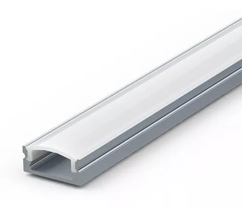 DEMASLED PERFIL DE ALUMINIO APLICAR 17X7MM GRIS - COVER OPAL 2MTS  PER-01