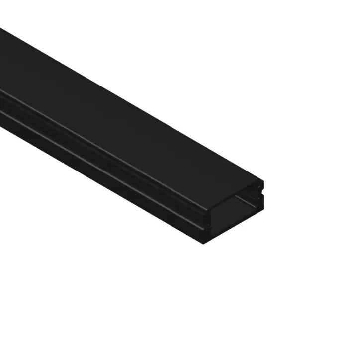 DEMASLED PERFIL DE ALUMINIO APLICAR 17X7MM NEGRO - COVER NEGRO 2M  PER-01