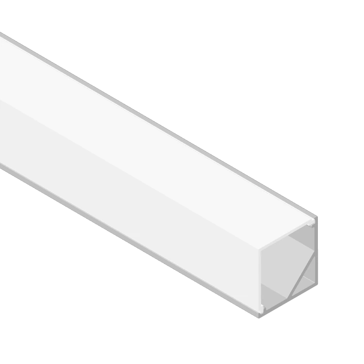DEMASLED PERFIL DE ALUMINIO ESQUINERO 16X16 GRIS - COVER OPAL RECTO 90° 2M