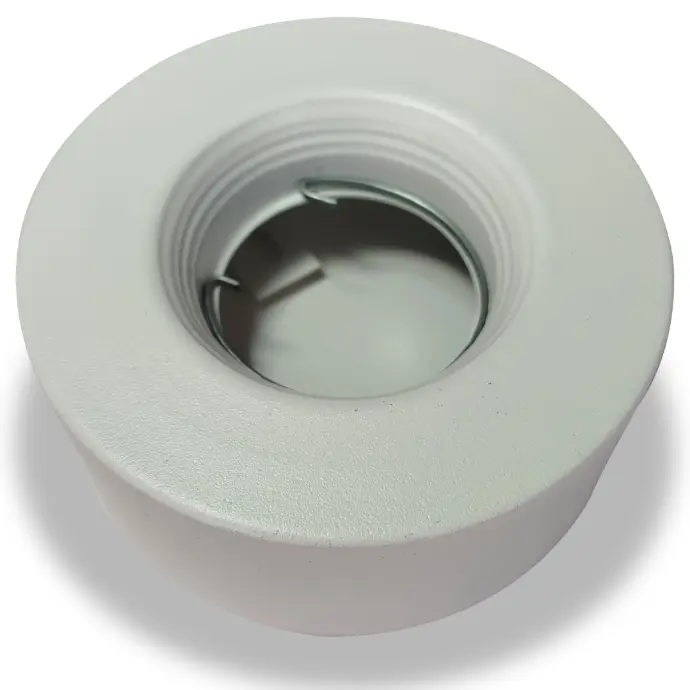 ECLIPSE PLAFON SEMIEMBUTIDO CIRCULAR DICRO GU10 ANTIDESLIZABLE BLANCO TEXTURADO