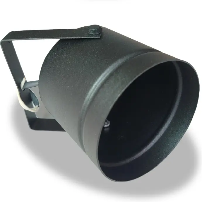 ECLIPSE SPOT MINI CILINDRICO CHATO 110X115 AR111 NEGRO TEXTURADO