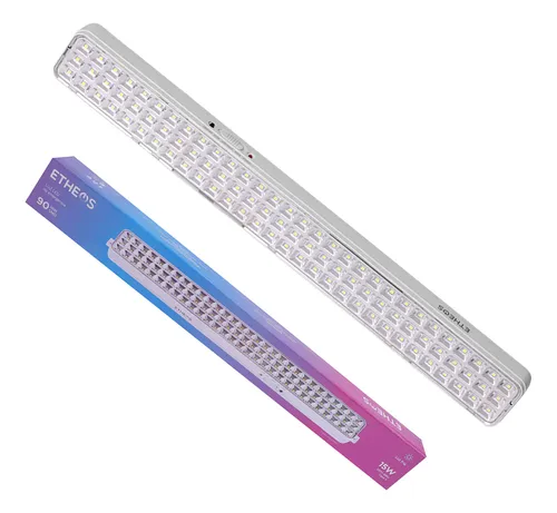 ETHEOS LUZ DE EMERGENCIA 90 LEDS 6 HORAS BLANCO FRIO 6500K