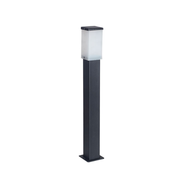 FAROLUZ DEMARCADOR SENDERO E27 H:630MM NEGRO