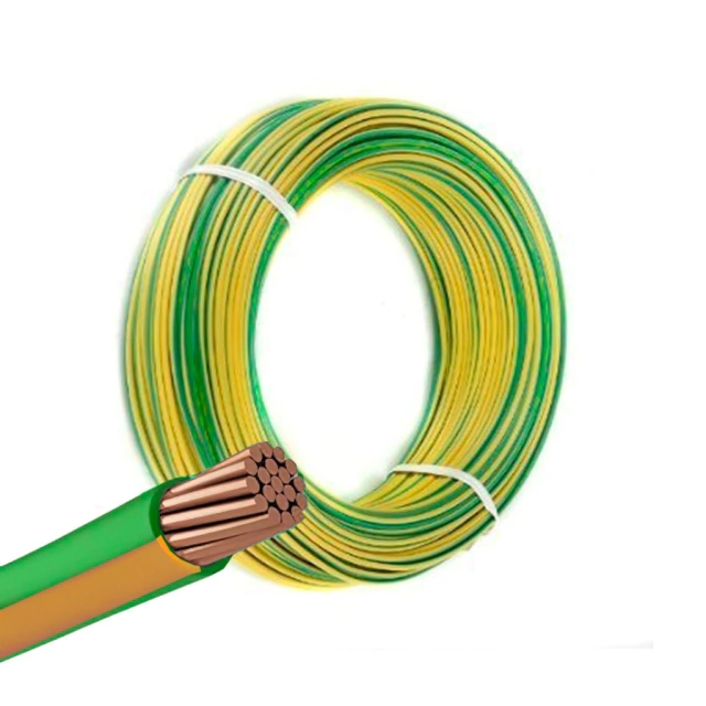 FONSECA CABLE PLAST. UNIPOLAR DE 1X1,5 VERDE/AMARILLO ROLLO