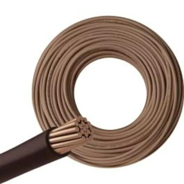 FONSECA CABLE PLAST. UNIPOLAR DE 1X10 MARRON ROLLO
