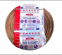 FONSECA CABLE PLAST. UNIPOLAR DE 1X4 MARRON ROLLO