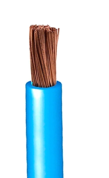 FONSECA CABLE PLAST. UNIPOLAR DE 1X6 CELESTE X METRO