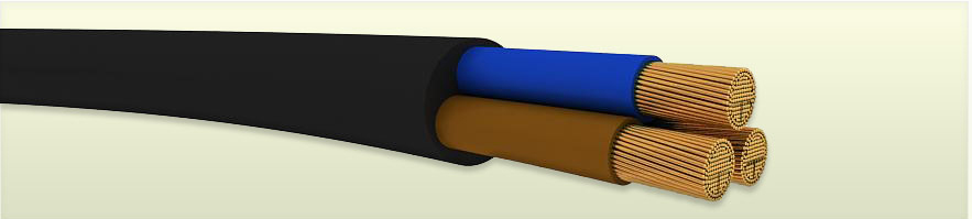 FONSECA CABLE TIPO TALLER DE 3X4 NEGRO