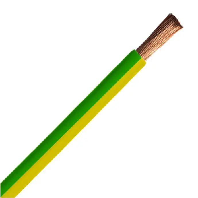 FONSECA CABLE UNIPOLAR HALOGENO FLEX DE 1X4 VERDE/AMARILLO ROLLO