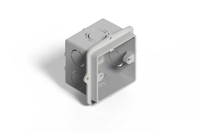 GENROD CAJA DE EMBUTIR MIGNON CON OREJA PLASTICA