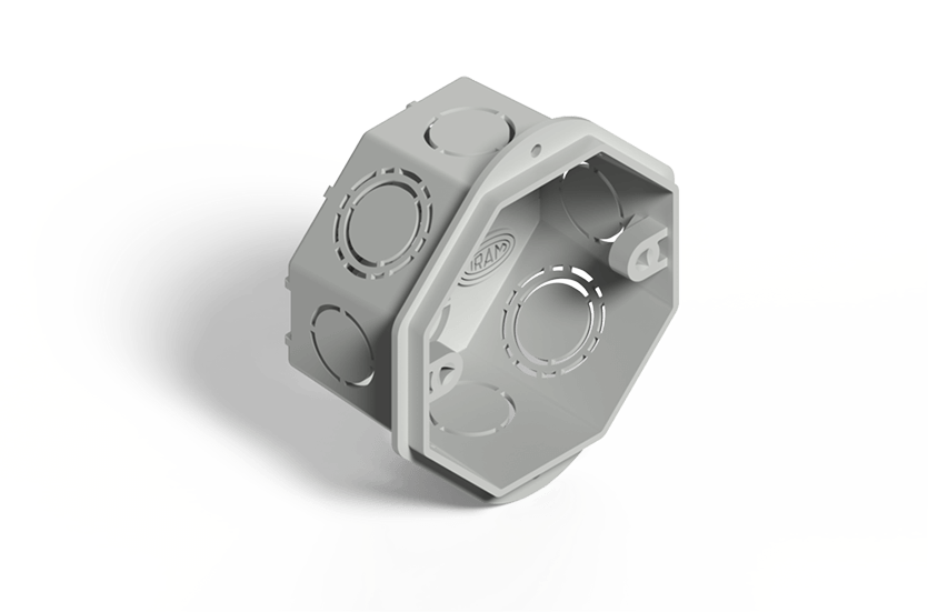 GENROD CAJA DE EMBUTIR OCTOGONAL CHICA