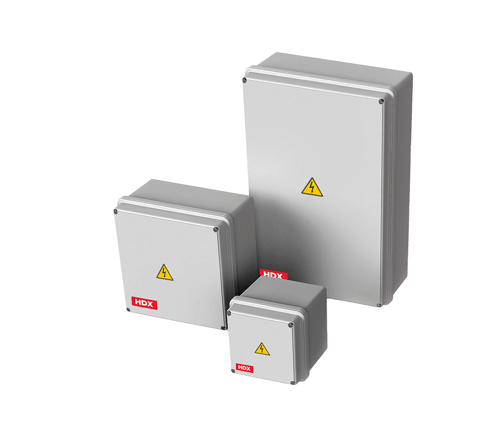 GENROD CAJA DE PASE IP 65 SISTELECTRIC HDX 115X115X80