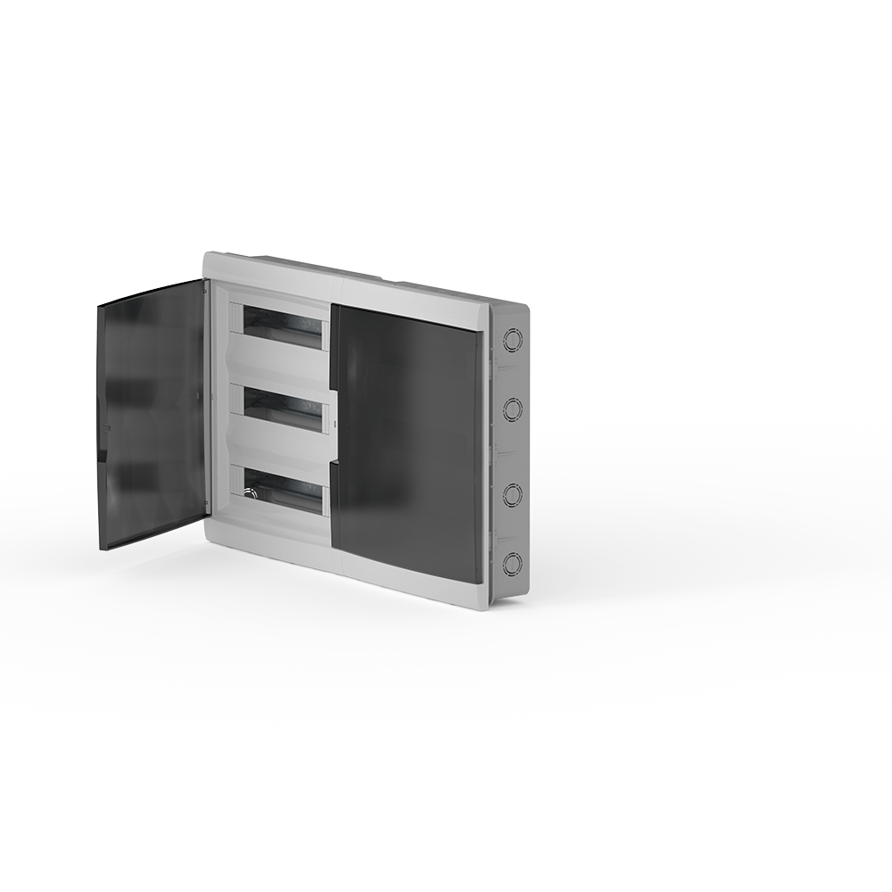 GENROD CAJA DIN EMBUTIR P/ TERMICA 96 MODULOS PTA FUME