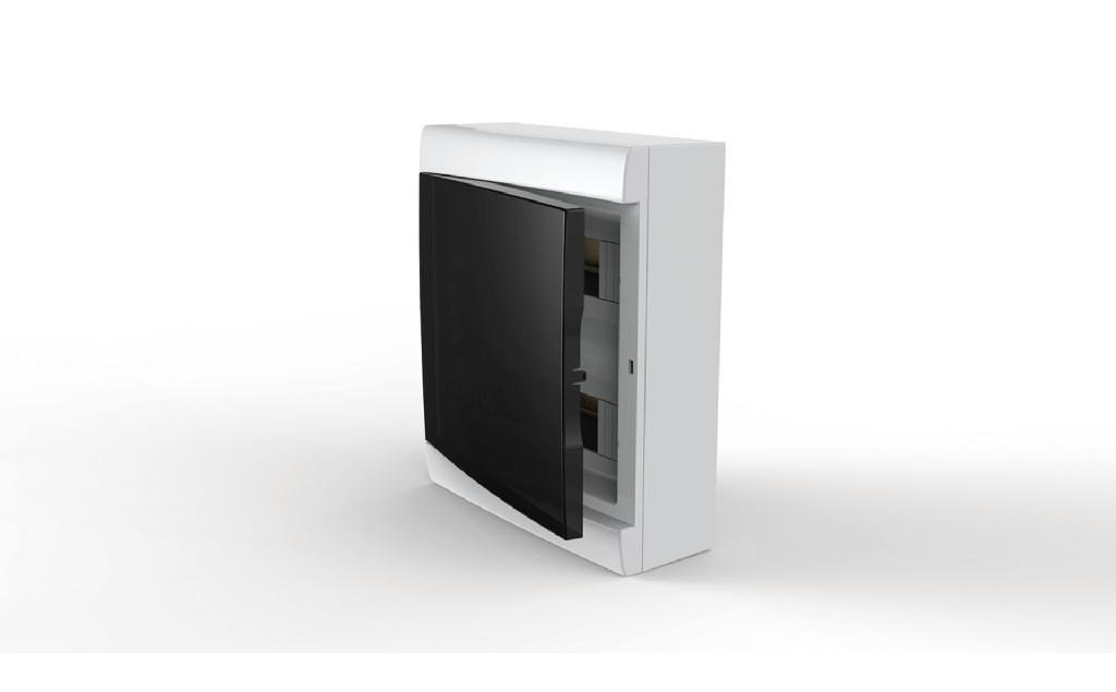 GENROD CAJA DIN SOBREPONER P/ TERMICA 24 MODULOS PTA FUME