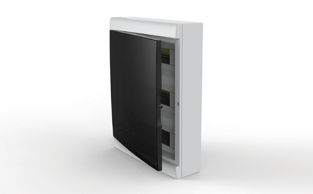 GENROD CAJA DIN SOBREPONER P/ TERMICA 36 MODULOS PTA BLANCA