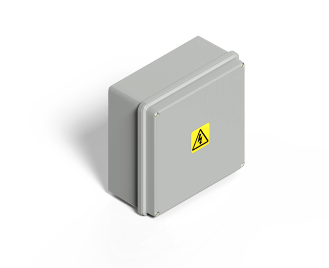 GENROD CAJA ESTANCA PLASTICA 310X310X135 IP65 GRIS