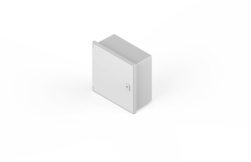 GENROD GABINETE ESTANCO QENERGY CON BANDEJA 320X320X150