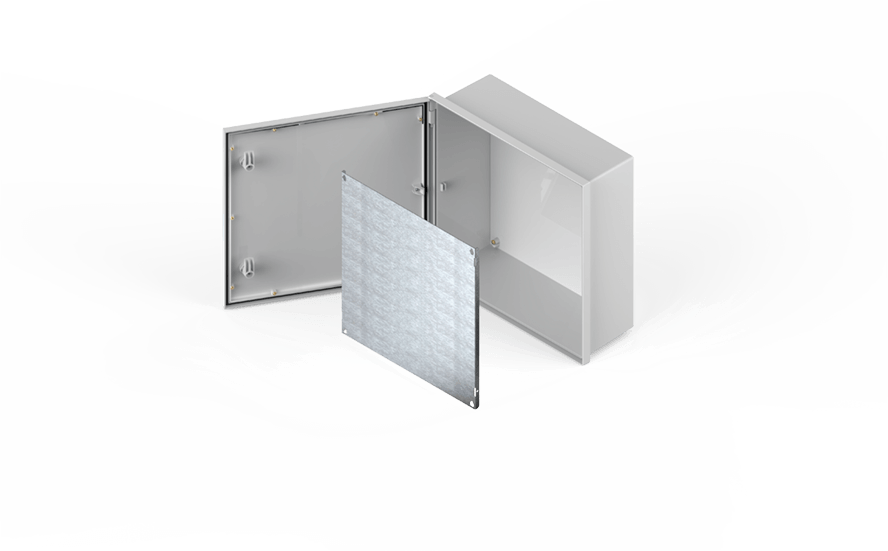GENROD GABINETE ESTANCO QENERGY CON BANDEJA 420X420X150