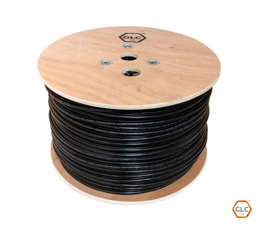 GLC CABLE UTP CAT 5E EXTERIOR C/PORTANTE X 305 MTS