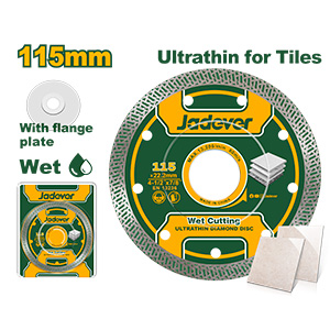 JADEVER DISCO DE DIAMANTE ULTRAFINO 115MM 4-1/2" ANCHO: 10MM