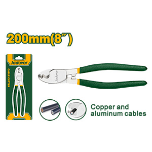 JADEVER PINZA CORTA CABLES 200MM (8´´) ACEITE ABRILLANTADOR Y ANTIOXIDANTE - ACERO AL CARBONO