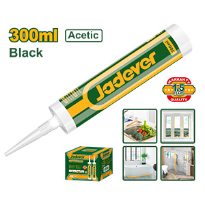 JADEVER SILICONA ACÉTICA P/ SELLAR NEGRO 300ML