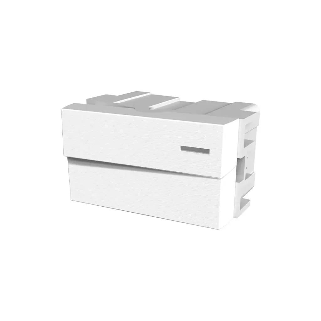 JELUZ PLATINUM INTERRUPTOR 1/2 MODULO BLANCO 10A